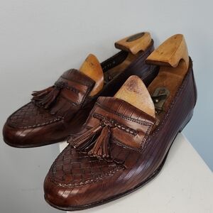 Bragano By Cole Haan Brown Tassel Loafers Slip-Ons Size 11
